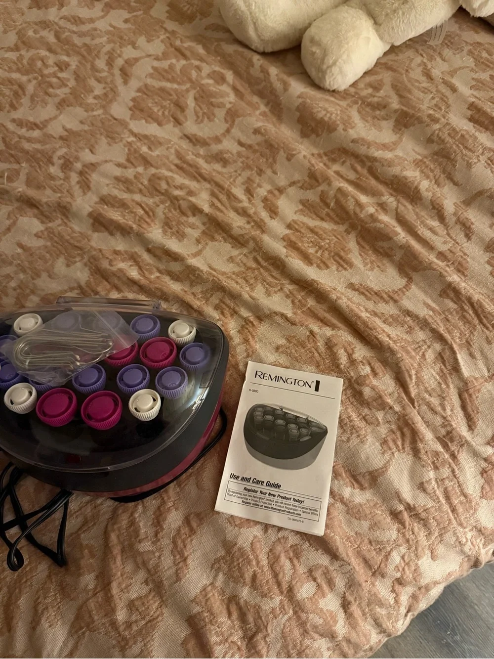 Remington Pink, Purple and White Heated Roller Styling Set